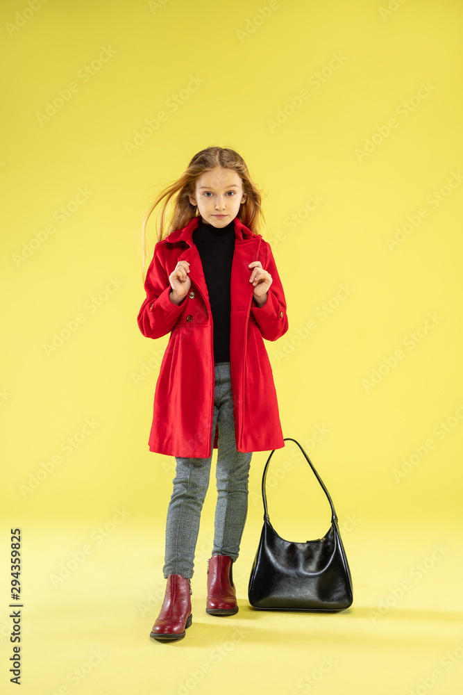 Bright 2024 red raincoat