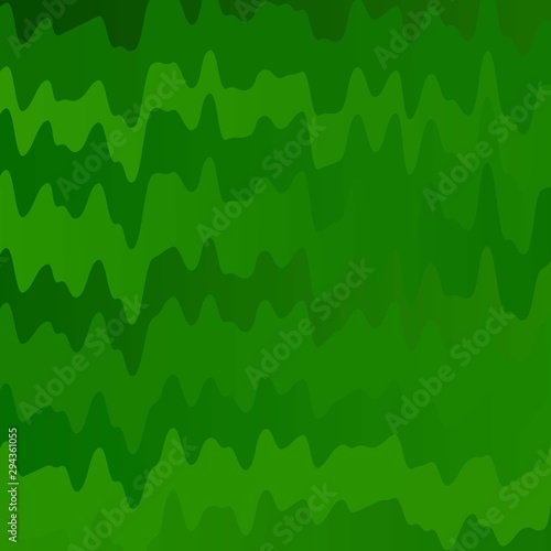 Light Green vector pattern with wry lines. Colorful abstract illustration with gradient curves. Pattern for websites, landing pages.