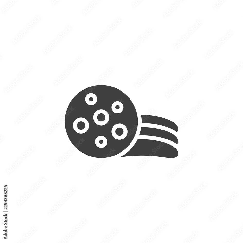 Chip cookies vector icon. filled flat sign for mobile concept and web design. Stack of oatmeal cookie glyph icon. Symbol, logo illustration. Vector graphics