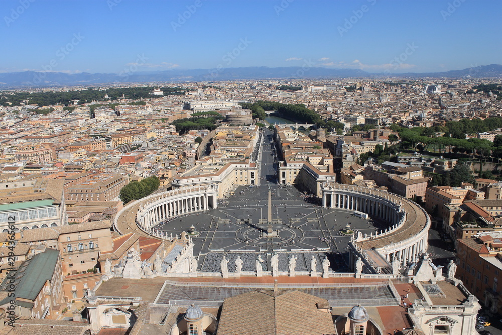 View of the houses in the Vatican