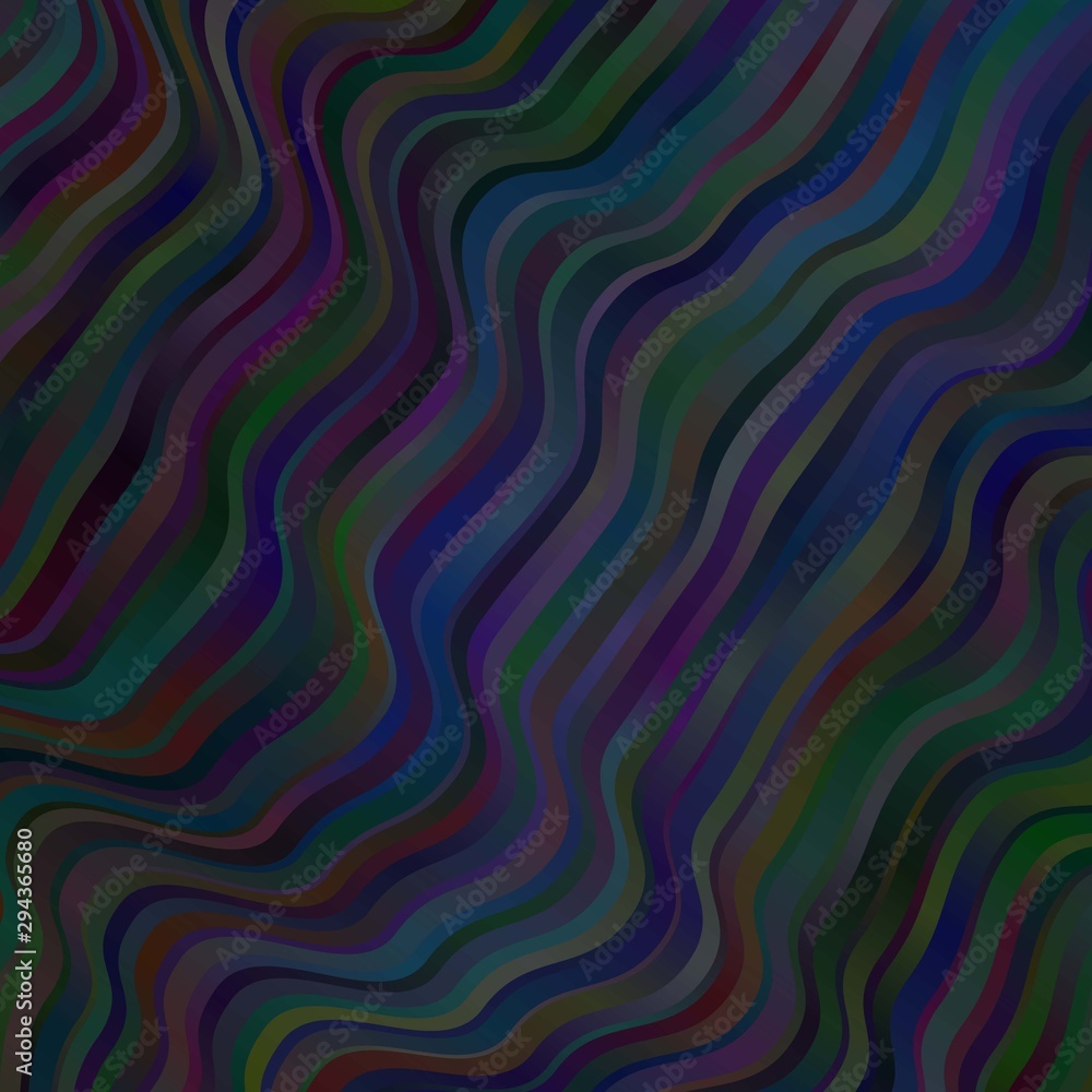 Dark BLUE vector layout with circular arc.