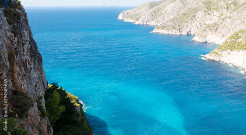 view of the ionian sea from above