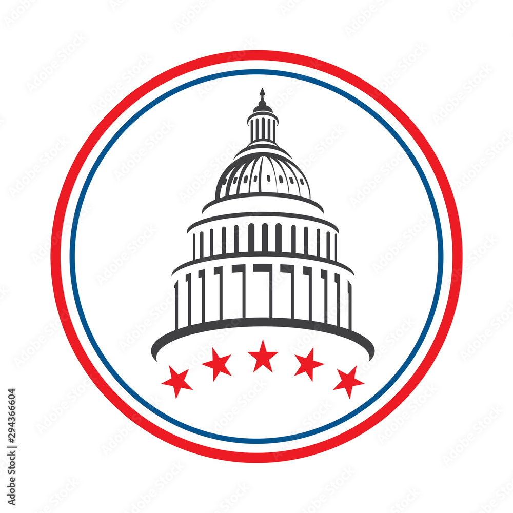 Capitol Building Logo, Capital Logo