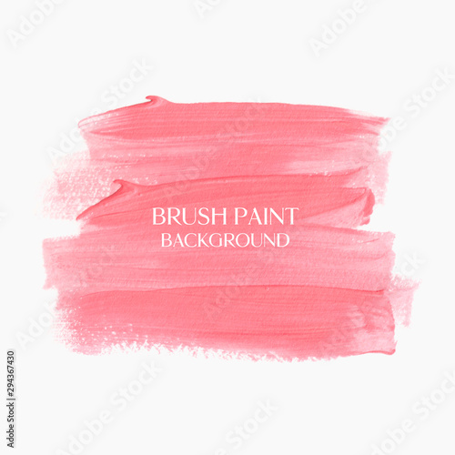 Art logo abstract brush paint texture stroke vector illustration. Perfect design for headline, logo and sale banner. 