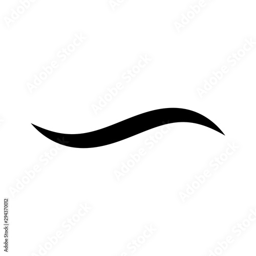 wave swoosh logo icon template, wave swoosh vector element