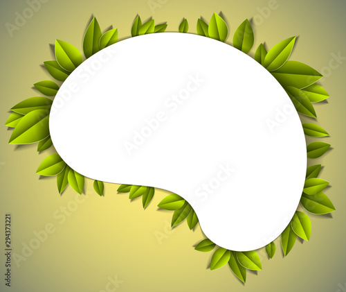 Green fresh leaves beautifu...