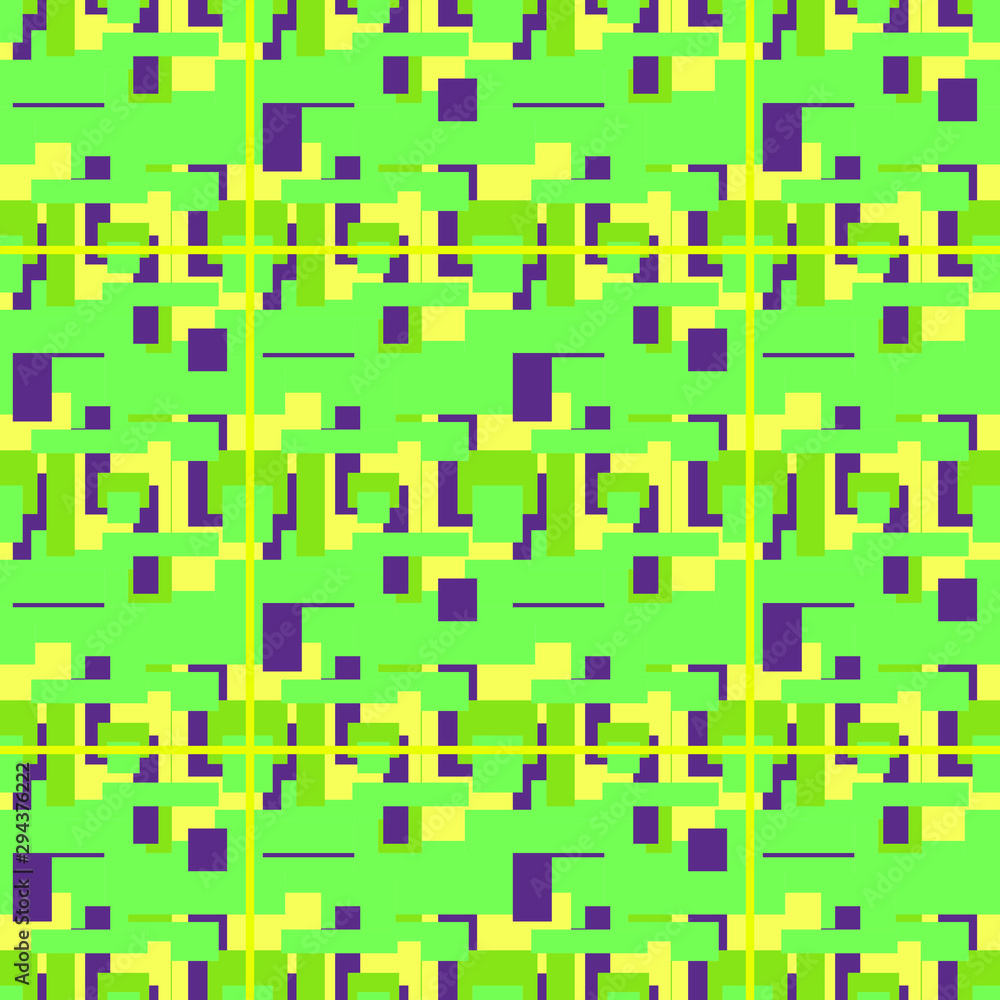 Obraz premium seamless pattern of rectangular color shapes 
