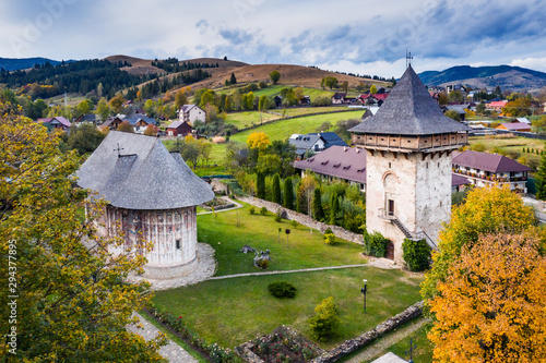  Bucovina, Romania. Gura Humorului Monastery. photo