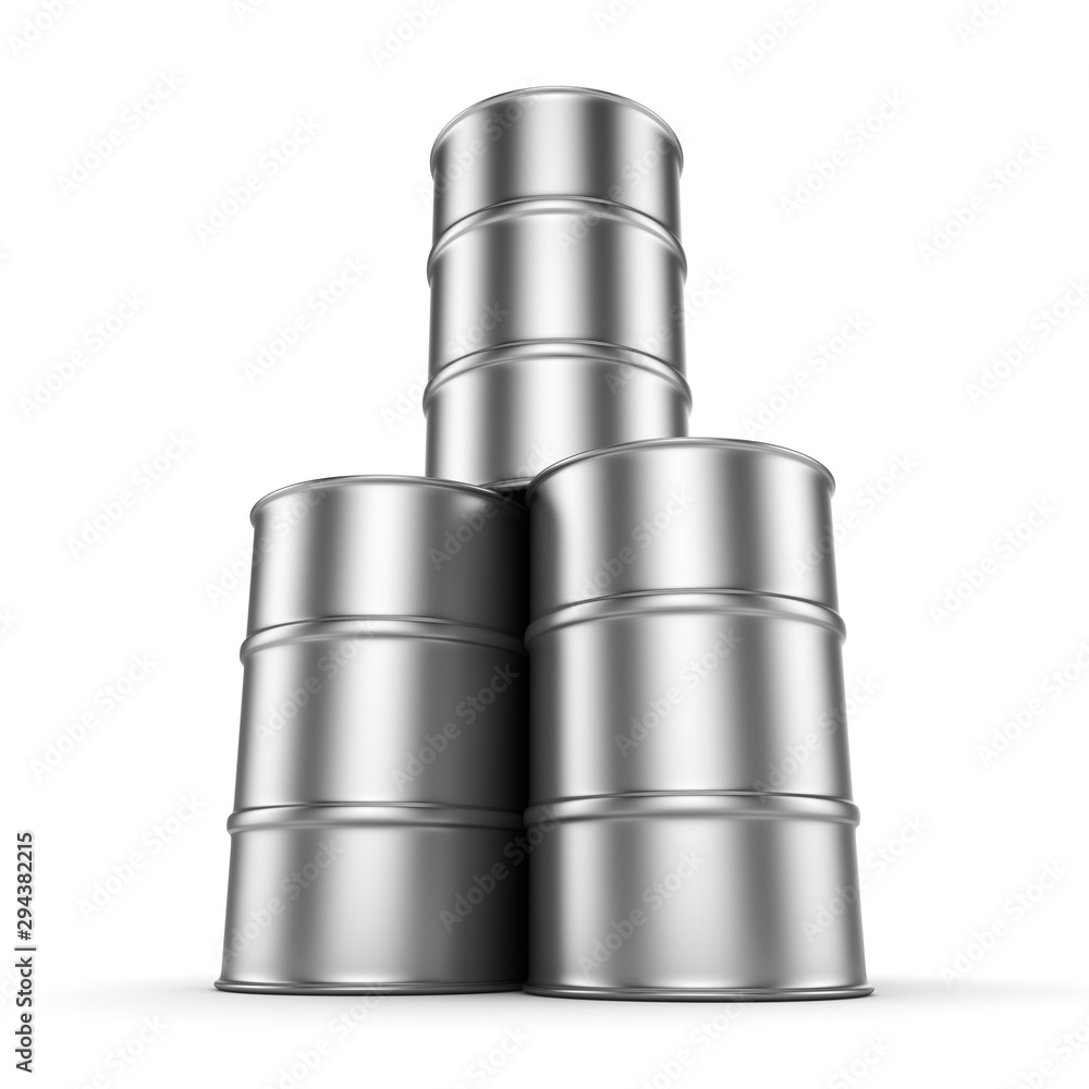 3D rendering aluminum barrel 3D rendering aluminum barrel