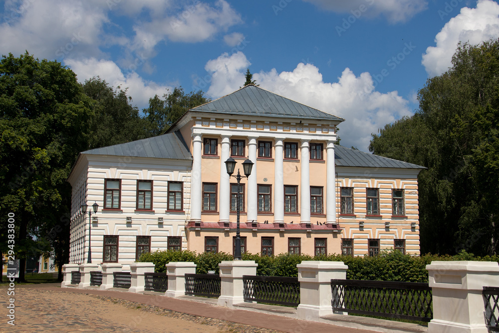Uglich. Yaroslavl region. Uglich Kremlin. The building of the city Council, the beginning of the 19th century. The classical era