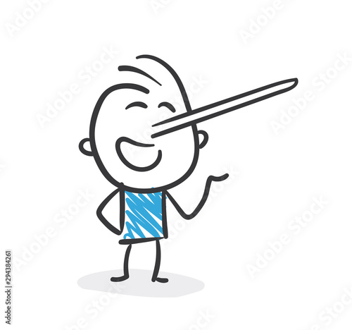 Stickman Blue: Liar, Deceiver. (Nr. 120)	