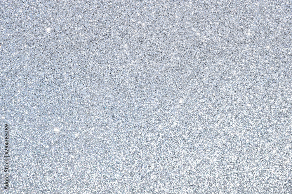Obraz premium silver glitter abstract background
