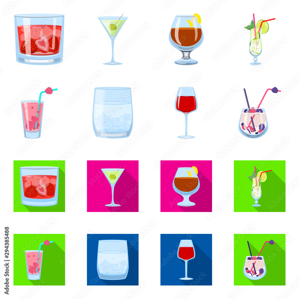 Vector design of liquor and restaurant symbol. Collection of liquor and ingredient stock symbol for web. Vector design of liquor and restaurant symbol. Collection of liquor and ingredient stock symbol for web.