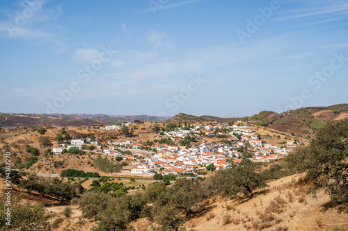 Traditional portuguese town of Odeleite, famous because of water dam, Algarve, Portugal © eunikas
