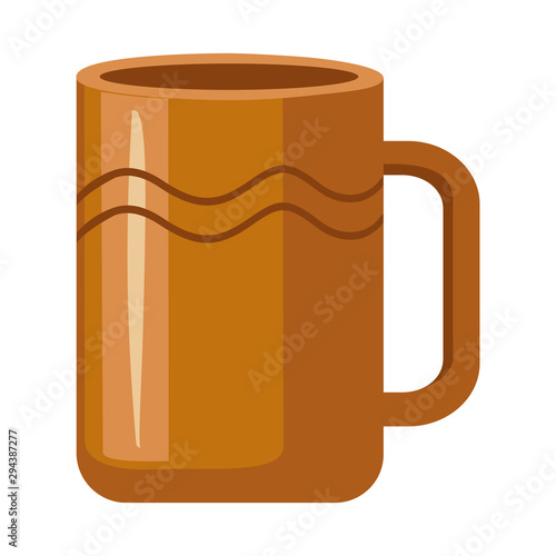Vector design of bowl and decorative sign. Web element of bowl and ceramic vector icon for stock.