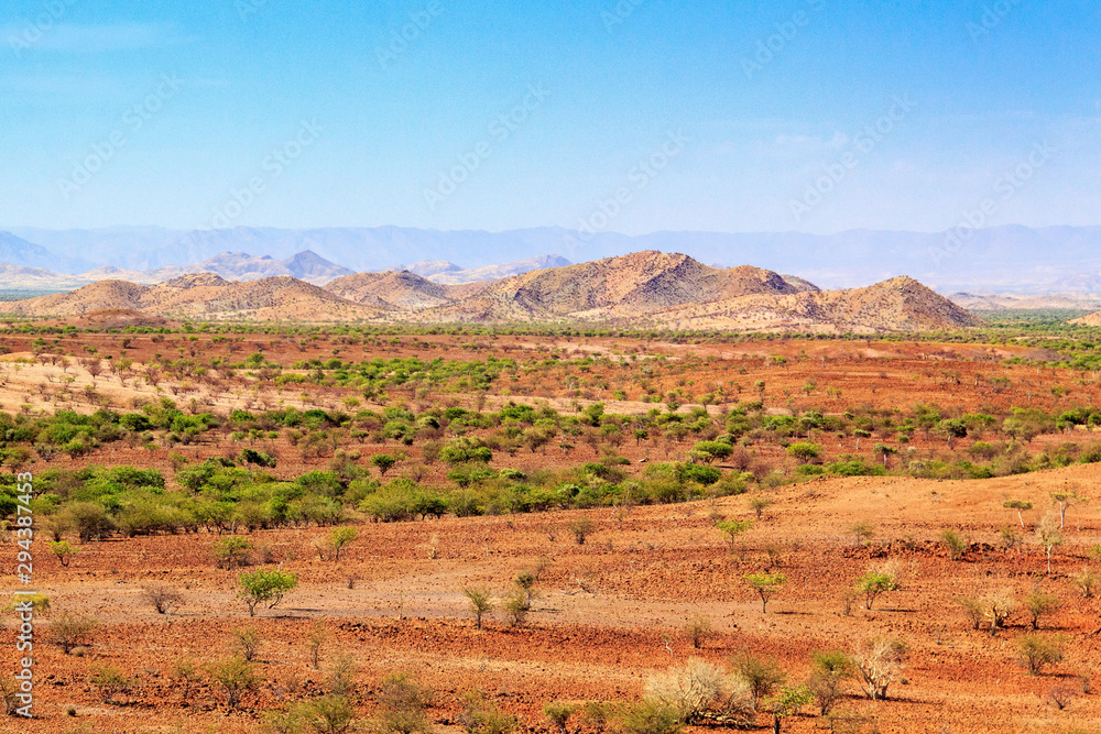 Beautiful landscape of Kaokoland, Namibia, Africa Beautiful landscape of Kaokoland, Namibia, Africa