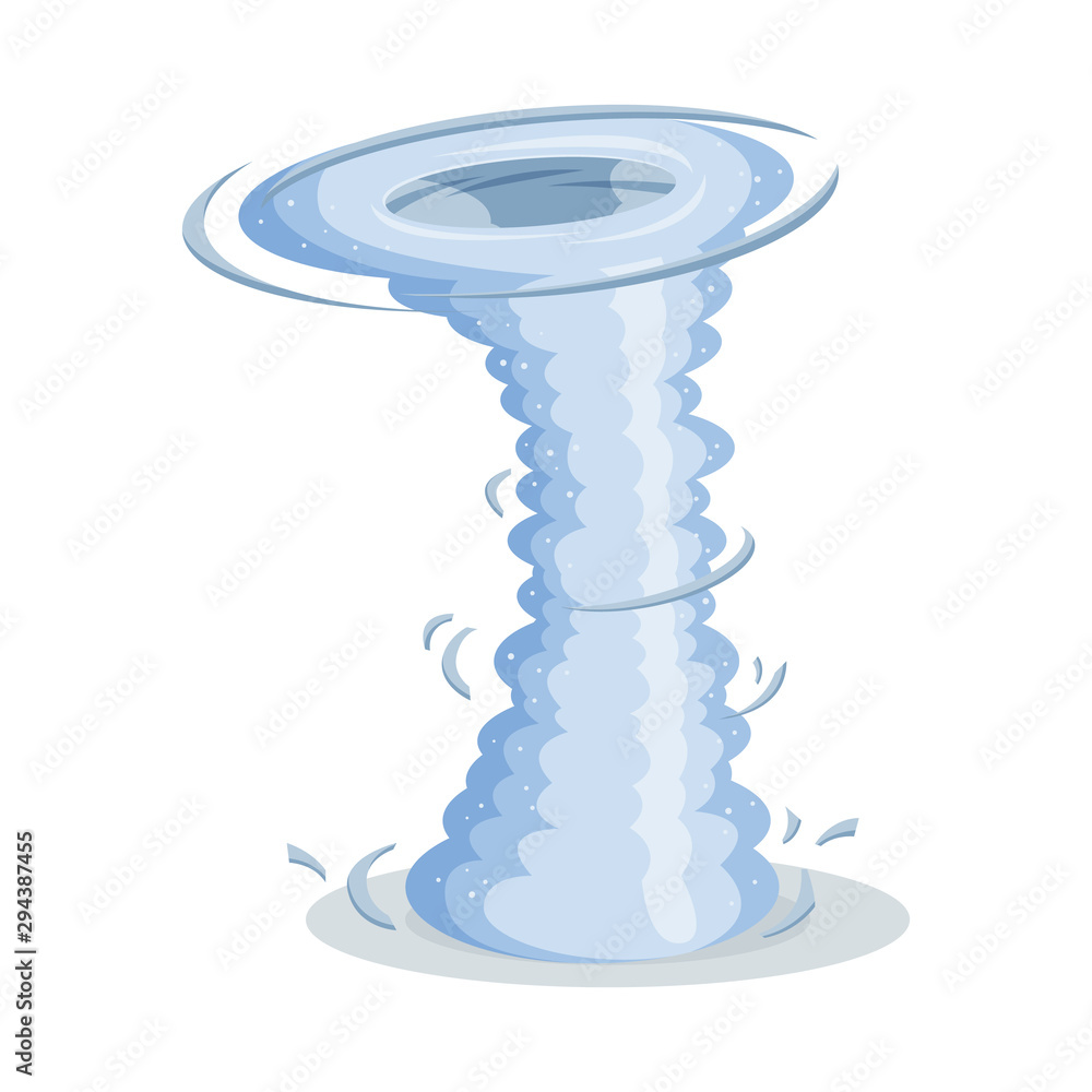 Vector illustration of tornado and water icon. Web element of tornado ...