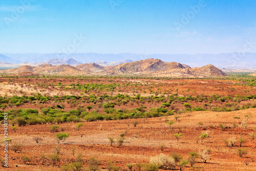 Beautiful landscape of Kaokoland, Namibia, Africa