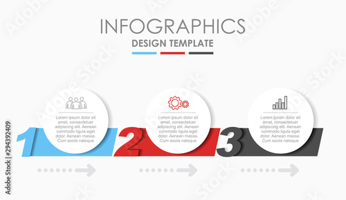 Infographic design template with place for your data. Vector illustration.