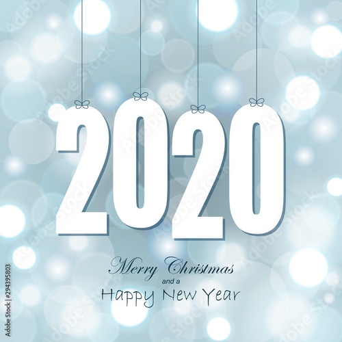 hang tags with year 2020