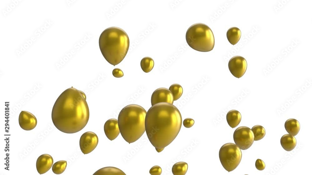 Balloons on white background Balloons on white background