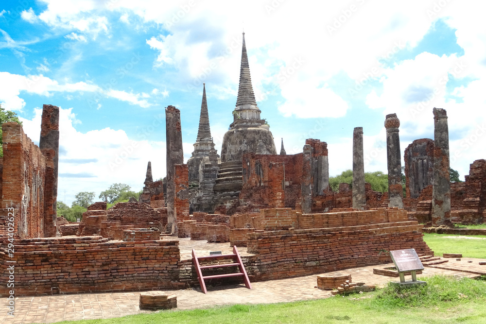 Obraz premium Templo Wat Phra de Ayutthaya
