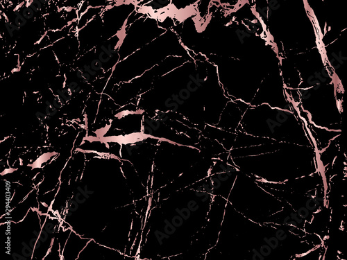 Rose gold marbling texture design for poster, brochure, invitation, cover book, catalog. Vector