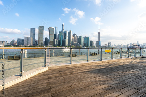 Photography city skyline in shanghai china