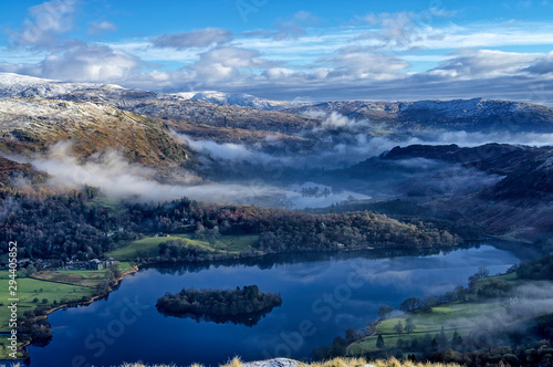 A view of Grasmere and Rydal Water from Silver How. © Kevin Eaves