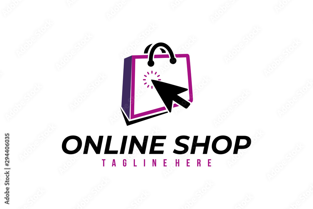 online shop logo icon vector isolated design online shop logo icon vector isolated design