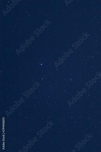 Minimalist shot of starry night sky