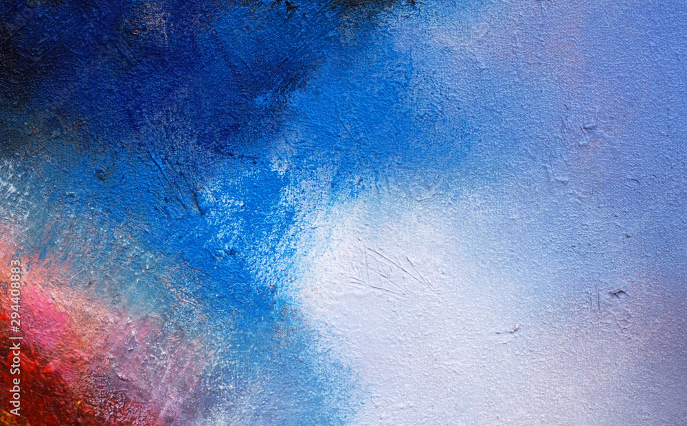 Naklejka premium Oil painting abstract background and texture.