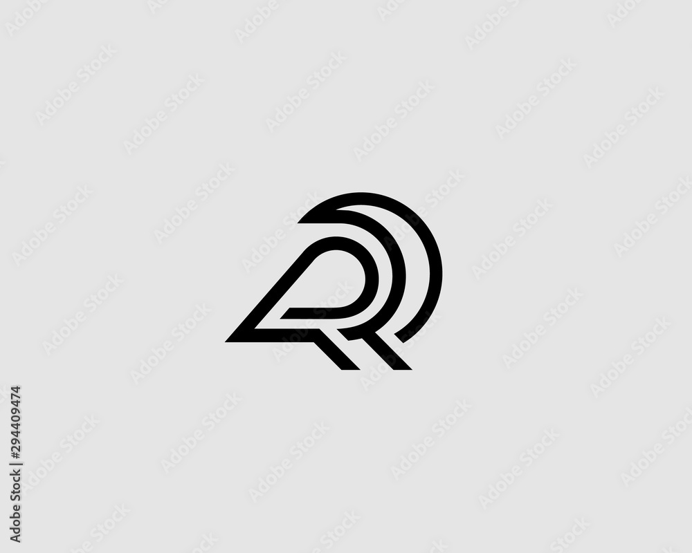 Abstract bird linear logo icon design modern minimal style illustration. Raven vector emblem sign symbol mark logotype Abstract bird linear logo icon design modern minimal style illustration. Raven vector emblem sign symbol mark logotype