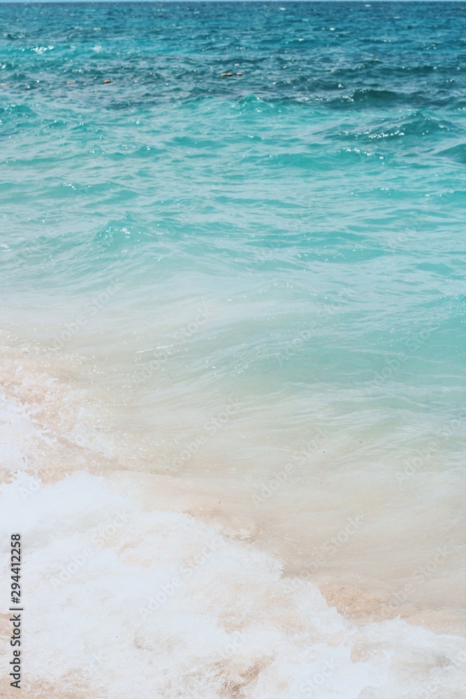 waves on the beach