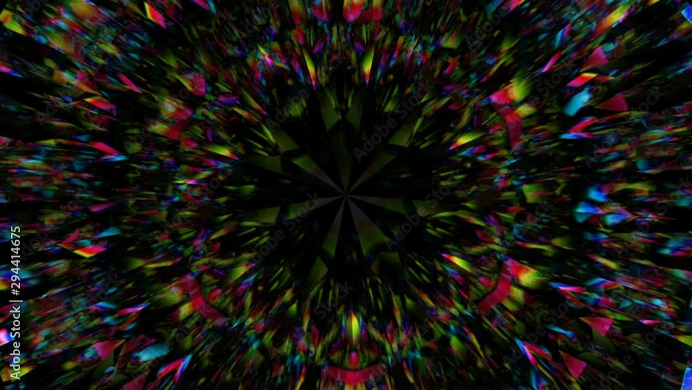 sparkling diamond or gemstone macro rotating seamless loop. kaleidoscope sparkling diamond or gemstone macro rotating seamless loop. kaleidoscope