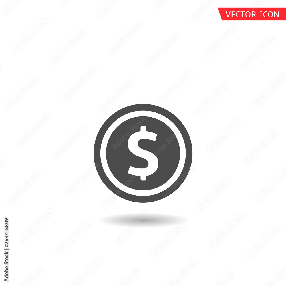 Dollar vector icon Dollar vector icon
