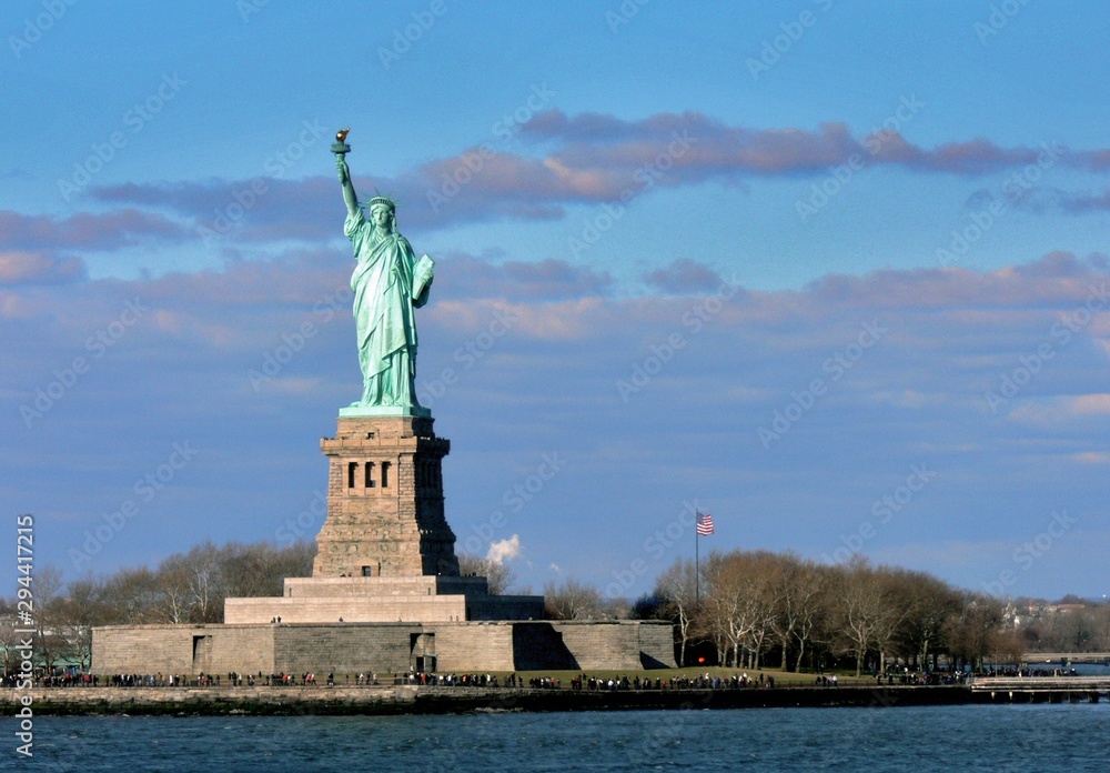 Vue sur la Statue de la Liberté à New-York