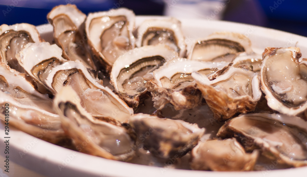Fresh Oyster dish Fresh Oyster dish