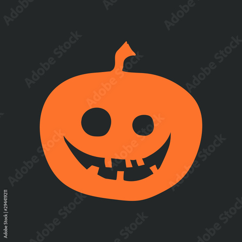 Halloween pumpkin isolated ...