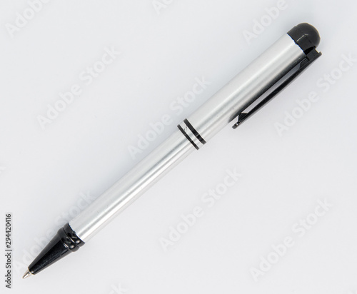 Silver pen for office or back to school