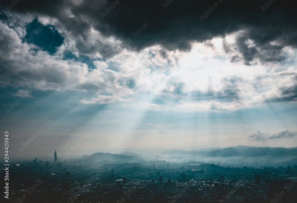 Skyline of taipei city in downtown Taipei, Taiwan. Skyline of taipei city in downtown Taipei, Taiwan.
