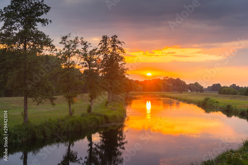 Sonnenuntergang an der Spree