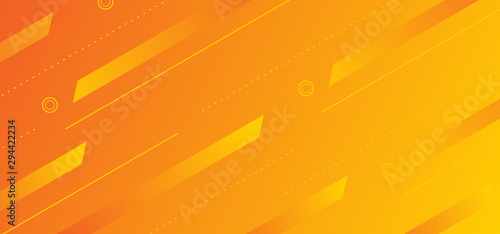 Orange yellow abstract dyna...
