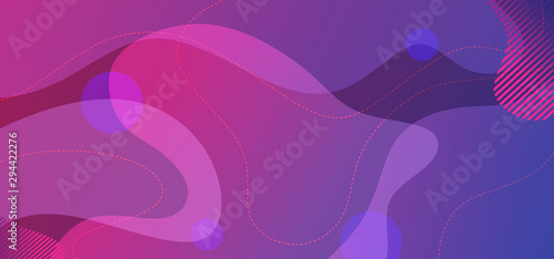 Dynamic abstract background. Vibrant colorful ultra violet liquid shapes. Vector modern illustration eps 10.
