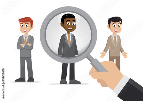 Searching for the candidate.