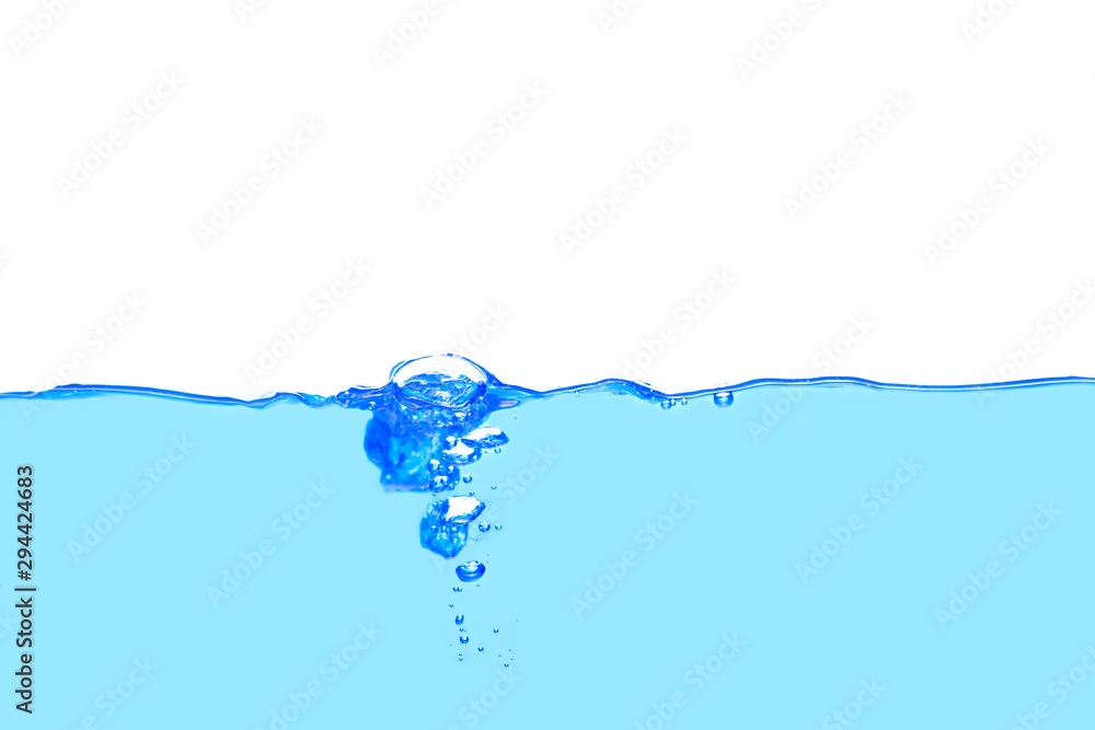 surface of the soft water and water splash surface of the soft water and water splash