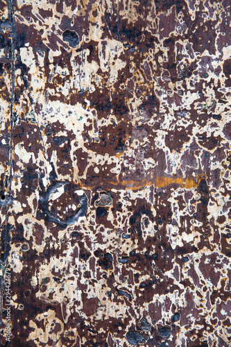 Old rusty metal backdrop