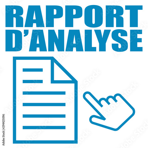 Logo rapport d'analyse.