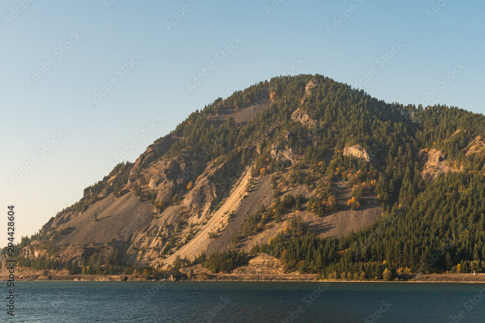 Slope of a hill on the Washington side of the Columbia River, near Carson, Washington