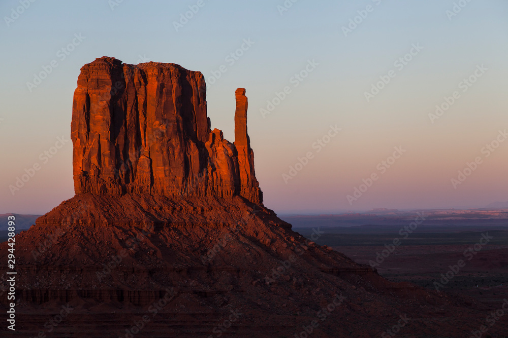 atardecer en el Monument Valley